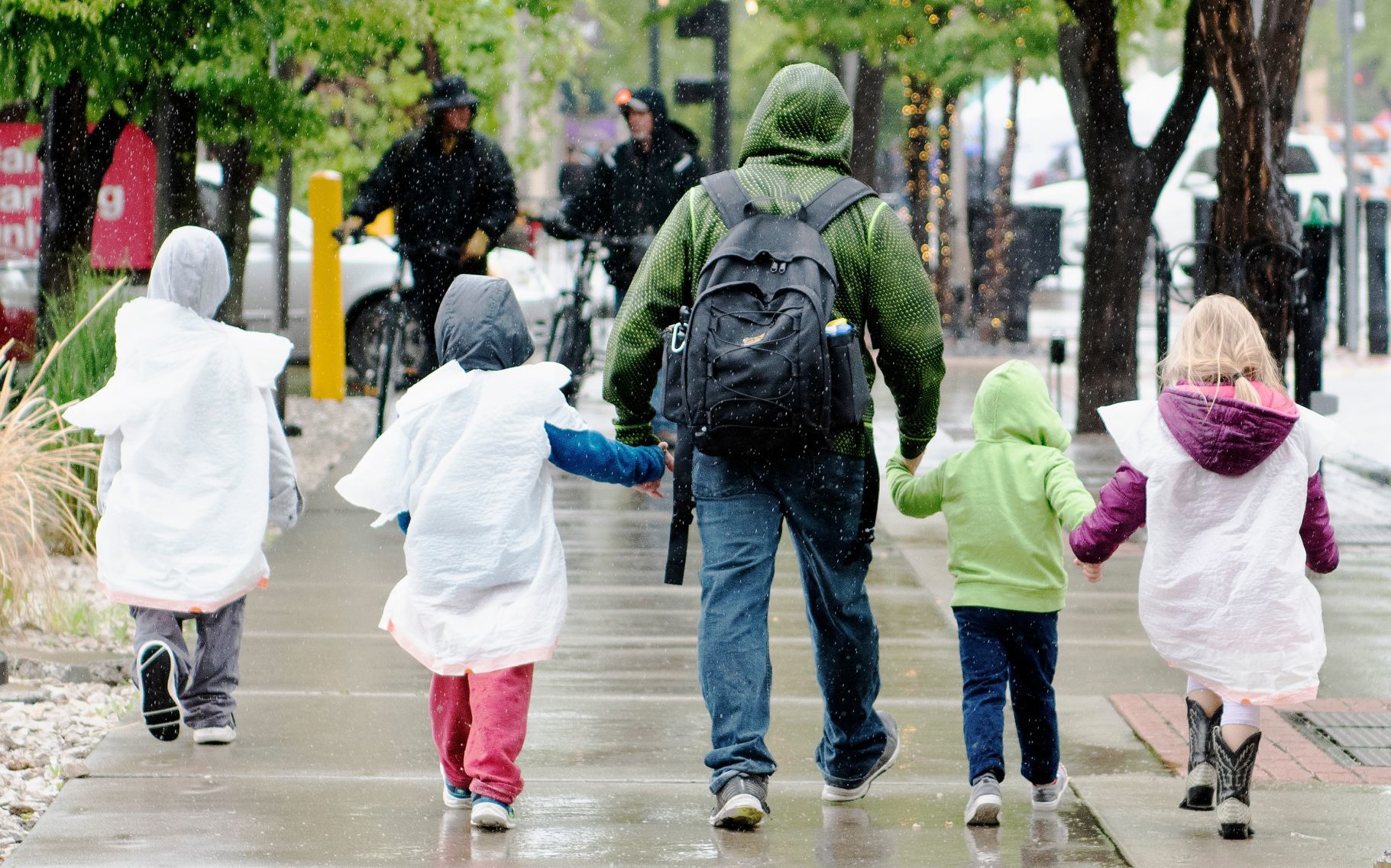 Strawberry Festival in the rain